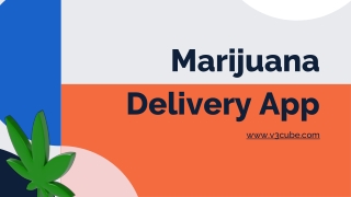 Marijuana Delivery App -  Weed Delivery Clone Script
