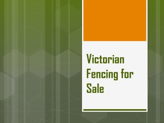 Victorian Fencing