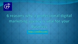 6 reasons why a professional digital marketing agency is vital for your business
