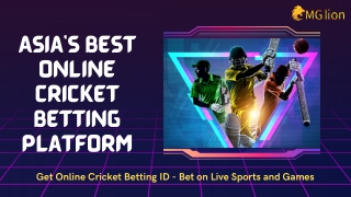 MGLion - Asia's best online cricket betting platform