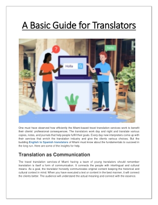 What Are The Guidelines For A Good Translator