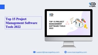 Top 15 Project Management Software Tools 2022