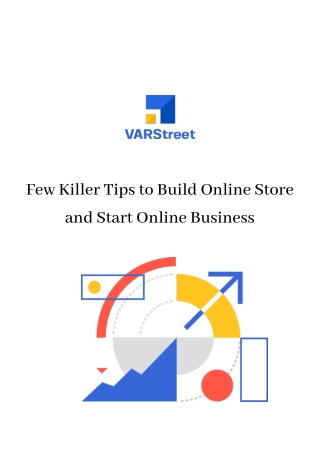 Few Killer Tips to Build Online Store and Start Online Business