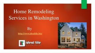 Home Remodeling Falls Church VA | Ideal Tile