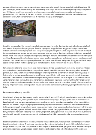 Hotel Murah : Cheap Inn Banyuwangi Di Banyuwangi Terbaik