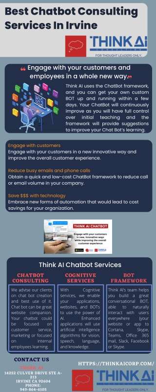 Best ChatBot Consulting Services in Irvine