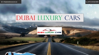 Luxury Cars for Rent in Dubai