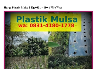 Harga Plastik Mulsa 5 Kg Ö8ᣮ1_ㄐ18Ö_1ᜪᜪ8(whatsApp)