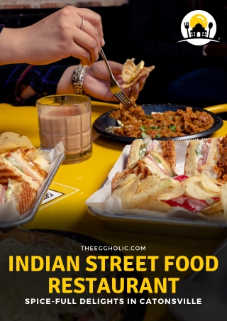 Indian Street Food Restaurant: Spice-Full Delights In Catonsville