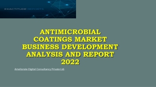 Antimicrobial Coatings Market PPT