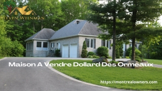 Maison A Vendre Dollard Des Ormeaux