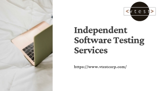 Independent Software Testing Services