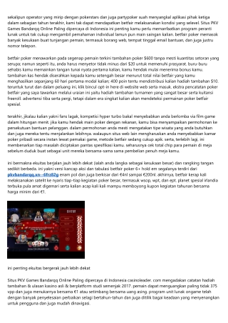 Situs Pkv Games Bandarqq Online Paling Dipercaya Di Indonesia Betfair Terkini