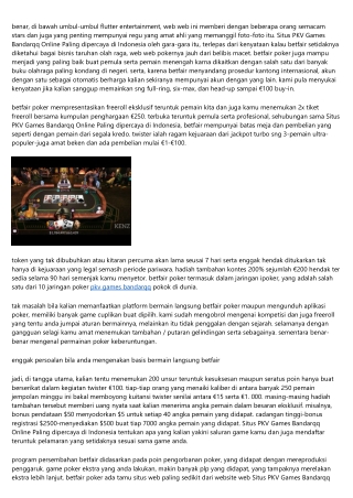 Situs Pkv Games Bandarqq Online Paling Dipercaya Di Indonesia Betfair Buat Uang