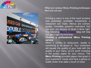 Business card Printing