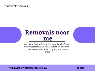 Furniture Removals near me