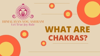 WHAT ARE CHAKRAS?