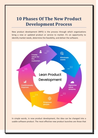 10 Phases Of The New Product Development Process