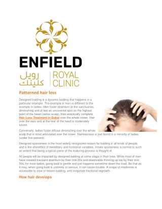 Patterned hair loss