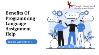Benefits Of Programming Language Assignment Help