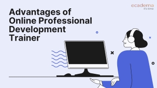 Advantages of Online Professional Development Trainer