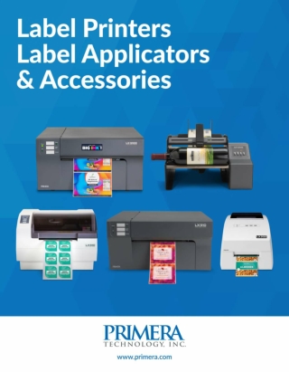 Custom Product Label Printers and Labeler Machines by Primera