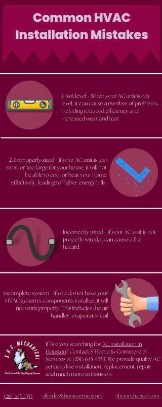 Common HVAC Installation Mistakes