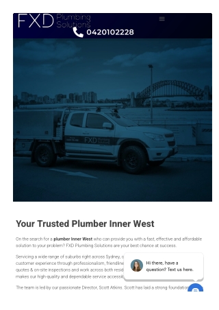 Plumber Inner West