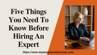 Things You Need To Know about Assignment Expert