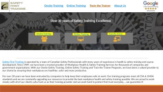 Effective Certified WHMIS Training Program in Toronto