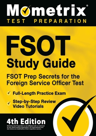 EBOOK FSOT Study Guide FSOT Prep Secrets Full Length Practice Exam Step by