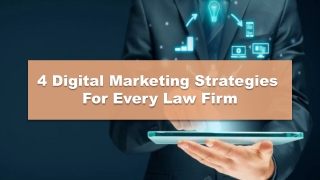 4 Digital Marketing strategies For Every Law Firm