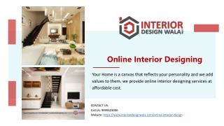 Online Interior Designing