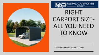 All You Need To Know About the Correct Carport Size