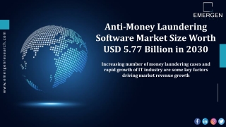 Anti-Money Laundering Software Market 2020 - 2028 Analysis With Top 10 key Playe