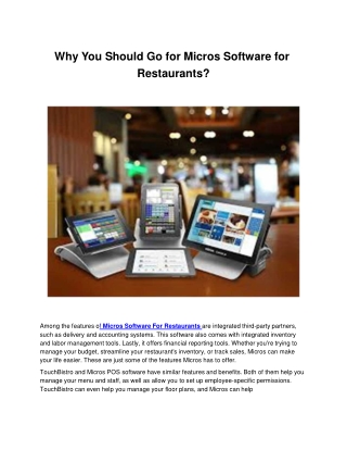 Why-You-Should-Go-for-Micros-Software-for-Restaurants.ppt