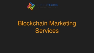 Blockchain Marketing Services | Blockchain Marketing Company