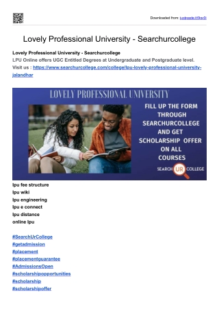 Chandigarh University Placement  - Searchurcollege