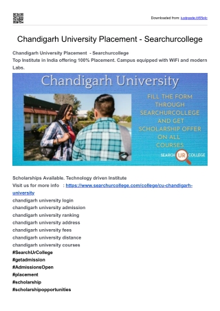 Lovely Professional University - Searchurcollege