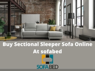 Buy Sectional Sleeper Sofa Online At - sofabed