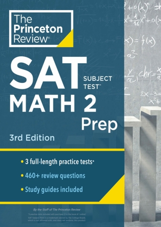DOWNLOAD Princeton Review SAT Subject Test Math 2 Prep 3rd Edition 3