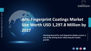 Anti Fingerprint Coatings Market