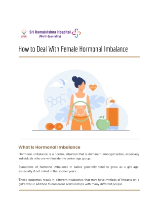 How to Deal With Female Hormonal Imbalance