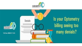 Is your Optometry Billing seeing too many Denials?