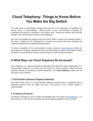 Cloud Telephony_ Things to Know Before You Make the Big Switch