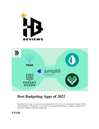 Best Budgeting Apps of 2022