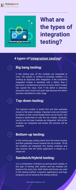 What is Integration testing