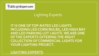 Lighting Experts  Ledlightexpert.com