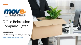 Office Relocation Company Qatar_
