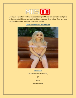 128cm youthful love doll baby girl  miisoo.com